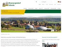 Tablet Screenshot of bioenergiedorf.de